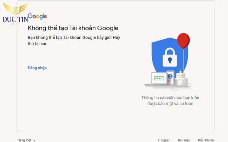 Không thể tạo nhiều mật khẩu cùng một tài khoản Gmail